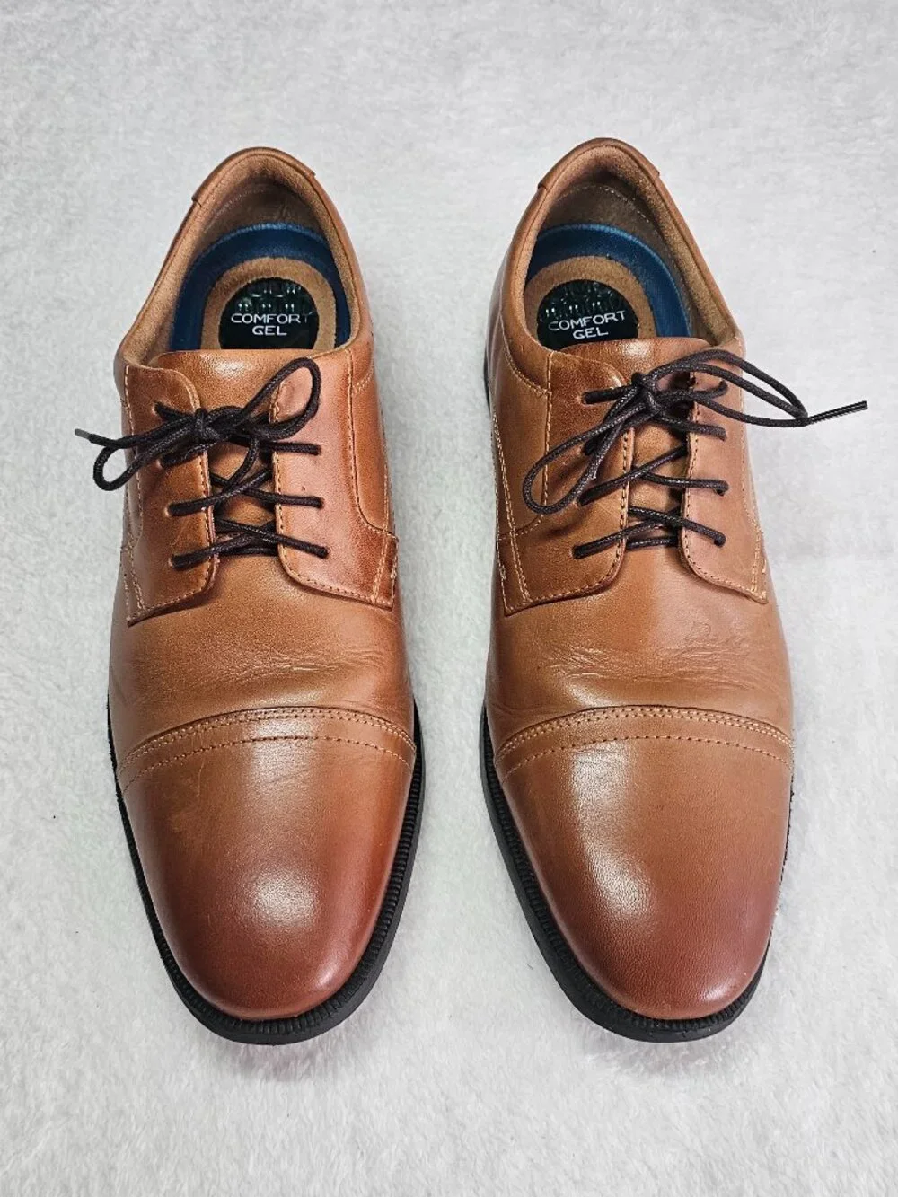 Brown leather Nunn Bush Comfort Gel Shoes